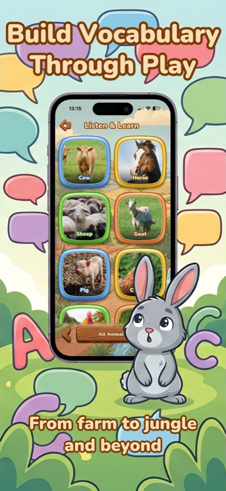 Listen and Learn: build vocabulary through play